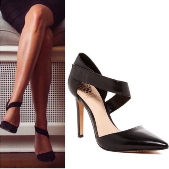 Vince Camuto Carlotte Suede Leather Pointed Toe Pumps - Picture 12 of 13